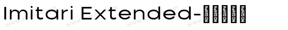 Imitari Extended字体转换